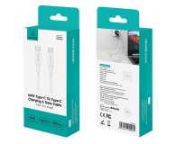 USAMS Kabel U90 60W USB-C do USB-C biały - 1569159 - zdjęcie 4